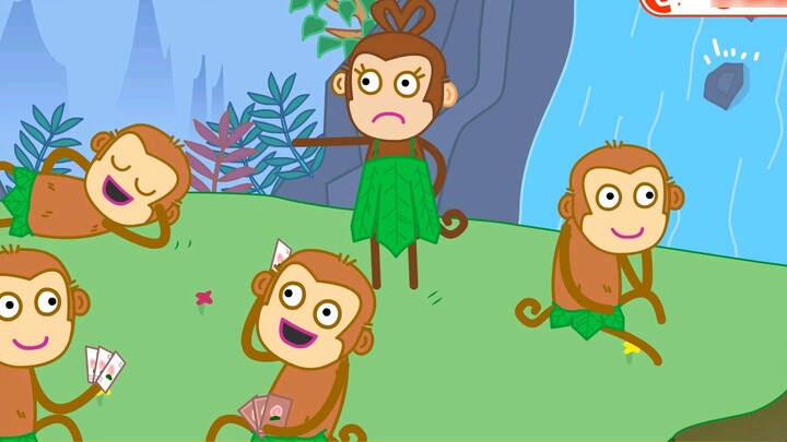 Animasi Patung Pasir: Little Monkey Urgent Episode 1 Bagian 2