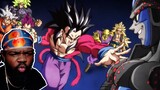 Super Saiyan 4 vs Black Perfect Cell Dragonball Super: Super Hero Fan Animation Part1 REACTION