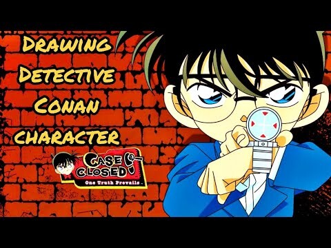 Drawing Detective Conan character from the word Conan#detectiveconan #bryankjam #shorts