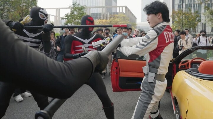 Daiko's team is besieged by Dai Shocker? Toei guest stars in Tsuburaya