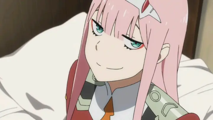 The funny video of Zero Two in DARLING in the FRANXX