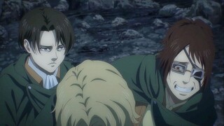 Levi and Hange being a comedic duo (mostly teasing each other)