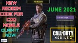 *June 2021* Call Of Duty Mobile New Redeem Code | Cod Mobile Redeem Code Global