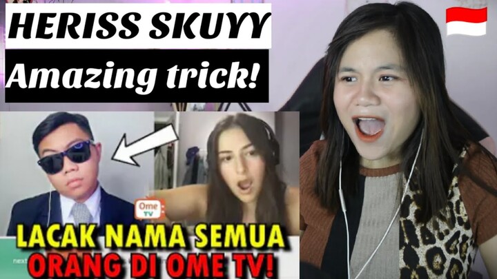 HERISS SKUYY- PRIA INI TAU NAMA & ALAMAT SEMUA ORANG II FILIPINA  REAKSI