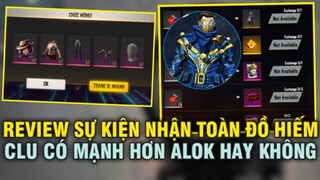 Free Fire | Sự Kiện Ngày Phục Hận Nhận Toàn Đồ Hiếm, Nhân Vật Mới Clu Có Mạnh Hơn Alok Hay Không