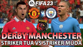 DAHSYATNYA DERBY MANCHESTER DI FIFA 23 !! RONALDO PESTA GOL DAN MAN CITY JUGA CETAK BANYAK GOL !!