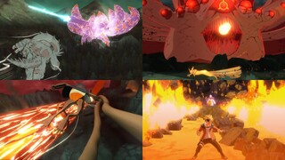 All Boss Actions - Naruto Shippuden Ultimate Ninja Storm 4 (60FPS)