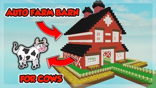 HOW TO CREATE BIG & NICE BARN FOR COWS ll HUGE UPDATE ll Roblox Islands