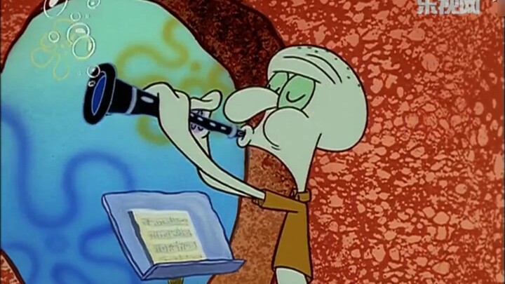 [Squidward] Bây giờ hãy nghe âm nhạc tuyệt vời của Squidward!