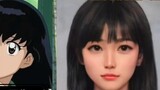 What does the character InuYasha look like in reality? The second installment of AI-generated real-l