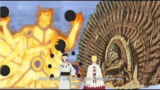 Warisan Ashura - Naruto di beri Ashura Otsutsuki kekuatan Rikudo miliknya untuk melindungi bumi