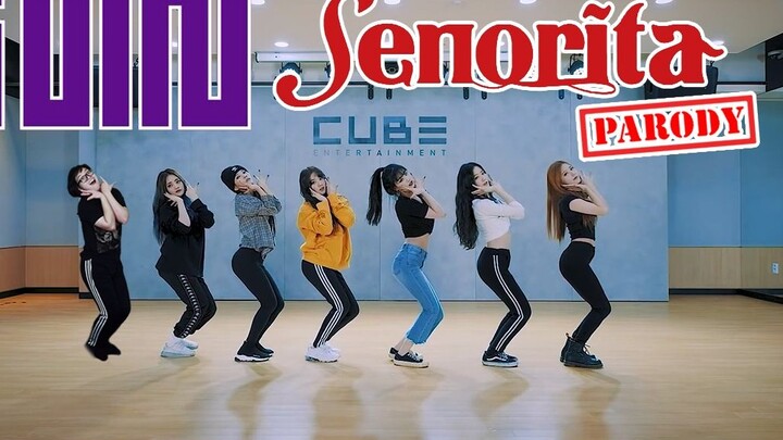 [Ky] Màn xanh những bước nhảy vui nhộn, cùng nhau nhảy (G)I-DLE-Senorita! !