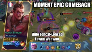 AWAL NGEBULLY, LAMA² JADI KALAH, UNTUNG EPIC COMBACK!!! | COUNTER WANWAN AUTO LONCAT-LONCAT!!