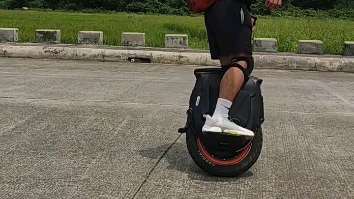 Electric unicycle can go up to 60kph.