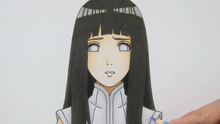 วาดรูปการ์ตูน ฮินาตะ Hinata Drawing จากการ์ตูน นารูโตะ เดอะมูฟวี่ ปิดตำนานวายุสลาตัน