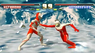 Ultraman Fighting Evolution (Ultraman) vs (Ultra Seven) HD