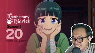 PELAKU SEBENARNYA - Kusuriya no Hitorigoto EPISODE 20 REACTION INDONESIA