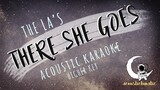 THERE SHE GOES The La's (Acoustic karaoke/Higher key )