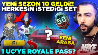 YENİ SEZON GELDİ!! 😮 1 UC'YE ROYALE PASS? YENİ ARABA VE HERKESİN İSTEDİĞİ O SET!! | PUBG MOBILE