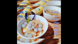 KHI SÓI VÀO BẾP | #3 - Đậu hủ trân châu hoa đậu biếc - Món ngon ngày mưa.