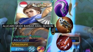 ALUCARD BARBAR AWAL SEASON RANK & SEMAKIN OP DI SEASON BARU INI AUTO WIN :#bestofbest