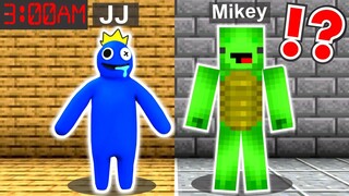 JJ and Mikey Became Rainbow Friends in Minecraft (Maizen Mizen)