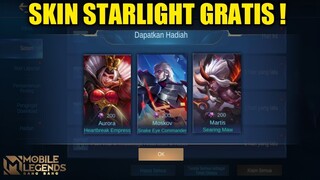 SIAP-SIAP ! PILIH SKIN STARLIGHT GRATIS TGL 22 SEPTEMBER, KALIAN SUKA YG MANA ?