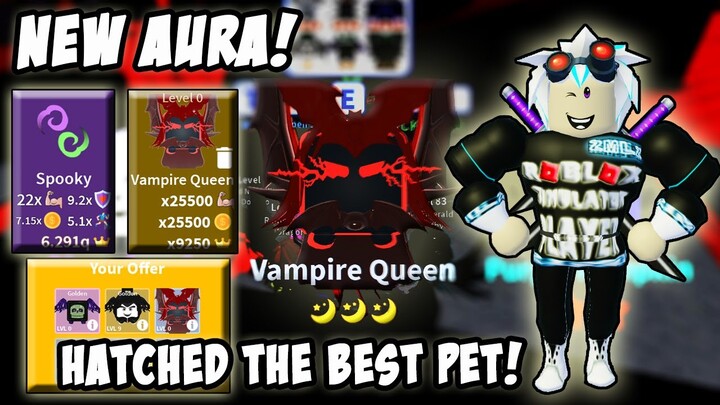 GOT THE BEST AURA & THE BEST PETS IN SABER SIMULATOR LATEST UPDATE!