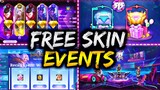 FREE SKIN EVENTS | FREE EPIC SKIN | 515 PARTY BOX EVENT | FREE PROMO DIAMONDS EVENT | MOBILE LEGENDS