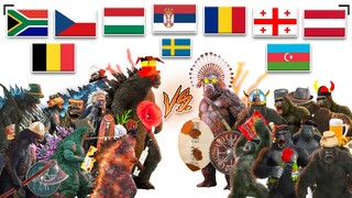 Kong vs Godzilla in different languages meme compilation