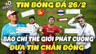 Báo Hàn,Trung,Thái,Châu Á,Châu Âu Đồng Loạt NGẢ MŨ Đưa Tin Chấn Động Về Chức Vô Địch Lịch Sử U23 VN