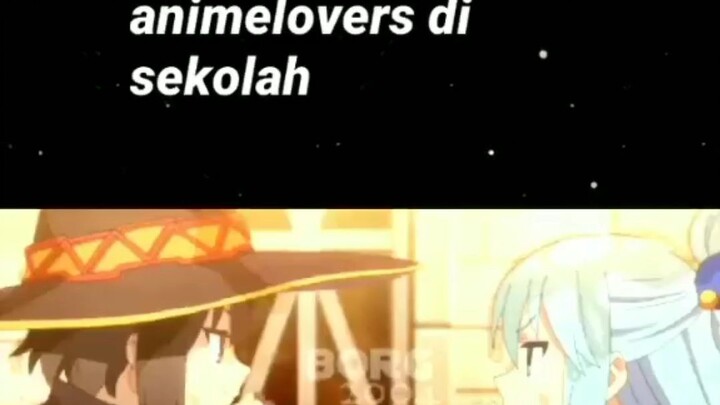 ketika lu ketemu sesama animelovers👍