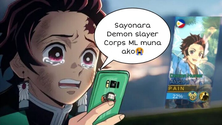 Tanjiro nag ML nalang iniwan nya na ang Demon slayer Corps