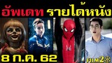 อัพเดทรายได้หนัง Spider Man - Avengers - Annabelle - Toy Story - MIB - รัก2ปีฯ อื่นๆ ณ 8 ก.ค. 62