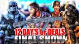 SEASON 11 FINAL SNOW 12 DAY'S OF DEALS COD MOBILE | ALL CRATES & BUNDLE CODM | GHOST IS BACK IN DEAL