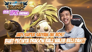 SKIN EPIC BADANG!! PECINTA DRAGON BALL WAJIB BELI INI!! JADI SUPER SAIYAN!!