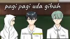 gak cuma cewek yang suka gibah • animasi lucu sekolah SMA