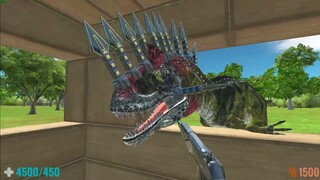 Cyborg Dinosaurs Hunting Me in Jurassic Park. Animal Revolt Battle Simulator