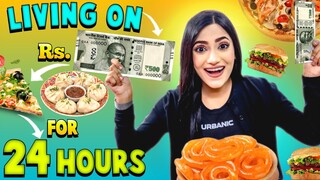 LIVING On 1000 Rs For 24 HOURS Challenge *very difficult* 😭| SAMREEN ALI