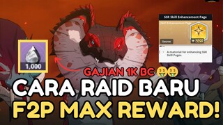 RAID BARU CARA MUDAH F2P DAPAT MAX REWARD ❗️ FREE 1000 BLACK CRYSTAL F2P❗️- Black Clover M