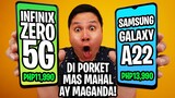 Infinix ZERO 5G vs  Samsung A22 5G | Alin ang mas sulit for its specs and price?