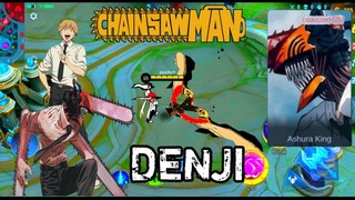 MARTIS AS DENJI CHAINSAW MAN 🥵X MLBB COLLABORATION THIS SKIN IS ON FIRE🔥