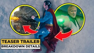 SUPERMAN DCU JAMES GUNN | TEASER TRAILER BREAKDOWN DETAILS & EASTER EGGS