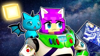 Buzz Lightyear trapped in Space Minecraft by GleamScheme