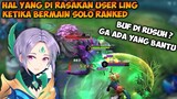 Hal Yang di Rasakan User Ling Ketika Bermain Solo Rank | Ling Gameplay - Mobile Legends