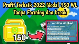 Profit Terbaik Modal 150 WL ke 780 WL? | Tanpa Farming dan break | Growtopia Indonesia