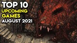 Top 10 Upcoming Games of August 2021 on Steam