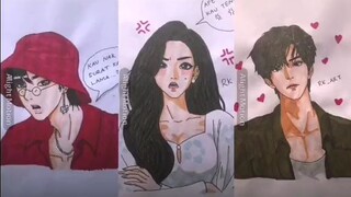 ah tong, opah & tok dalang masa muda (Upin Ipin)