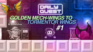 GOLDEN MECH-WINGS TO TORMENTOR WINGS #1 | Pixel Worlds