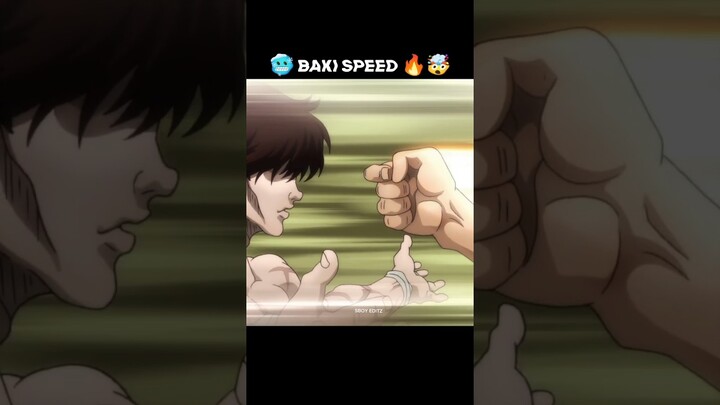 Baki Attack Speed [ EDIT ] 🥶🔥 || baki hamna #baki #bakihanma #anime